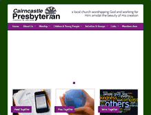 Tablet Screenshot of cairncastlepresbyterian.org